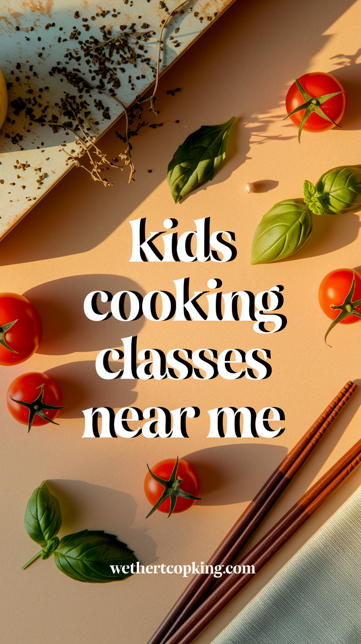Kids Cooking Classes Near Me