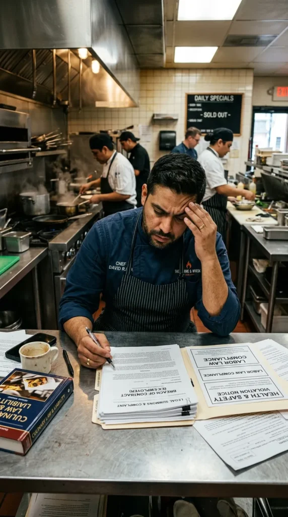 Legal Issues And Its Influences On Cooking Careers