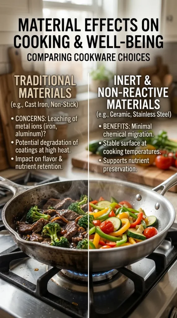 Material Effects On Cooking And Well Being