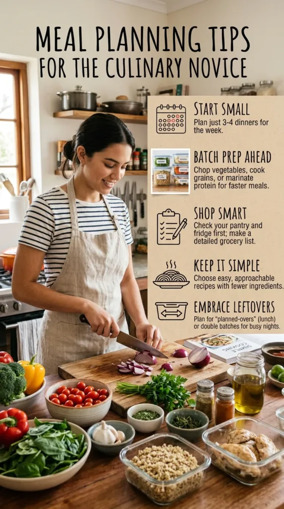 Meal Planning Tips For The Culinary Novice