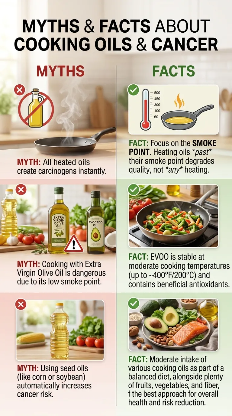 Myths And Facts About Cooking Oils And Cancer