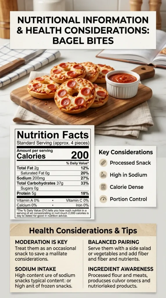 Nutritional Information And Health Considerations For Bagel Bites