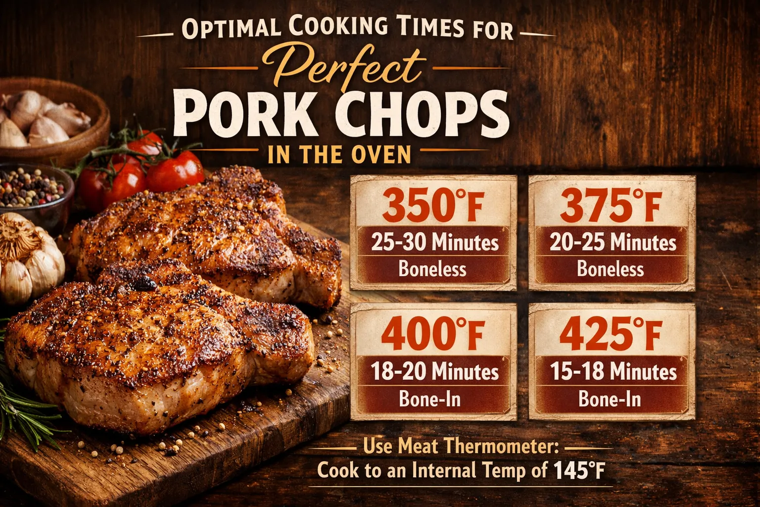 Optimal Cooking Times For Perfect Pork Chops In The Oven