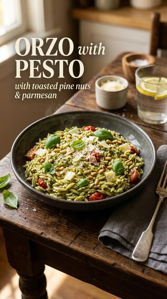 Orzo With Pesto