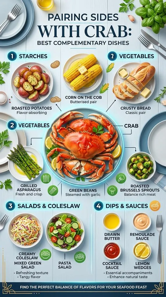 Pairing Sides With Crab Best Complementary Dishes