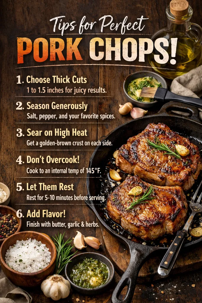 Perfectly Cooked Pork Chops Tips