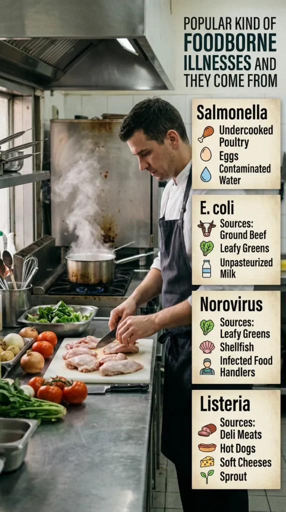 Popular Kind Of Foodborne Illnesses And Where They Come From