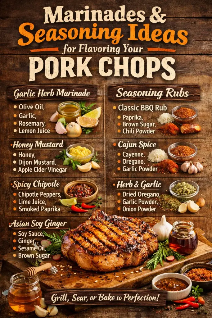 Pork Chop Marination And Seasoning Guide How Long to Cook Pork Chops in an Air Fryer