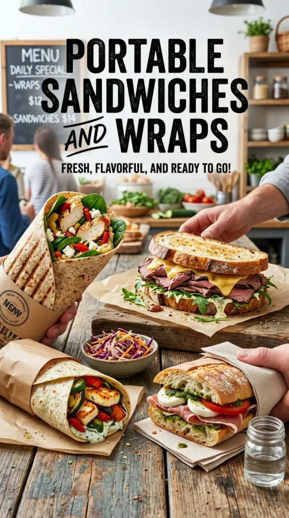 Portable Sandwiches And Wraps