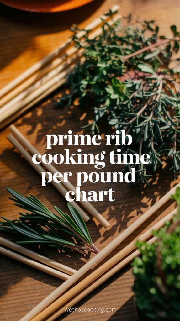 Prime Rib Cooking Time Per Pound Chart