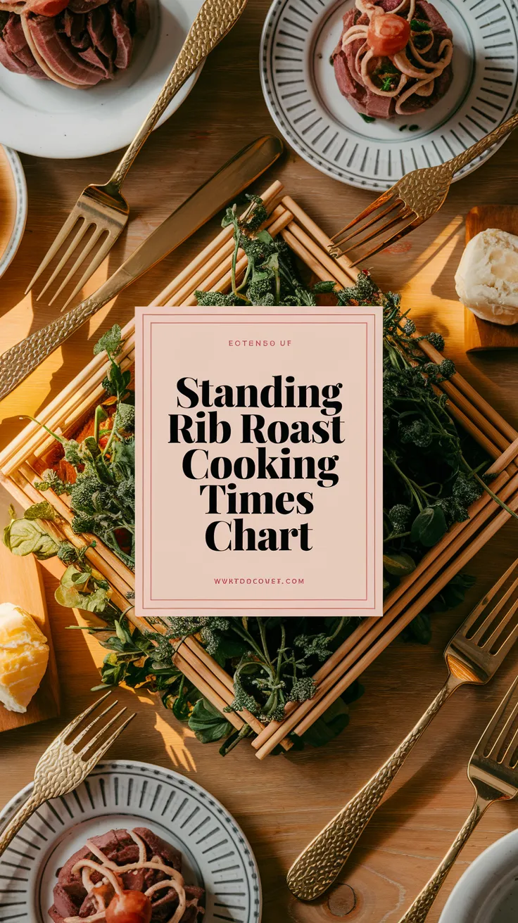 Understanding the Standing Rib Roast Cooking Times Chart: Perfecting Your Roast