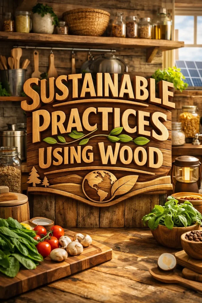 Sustainable Practices Using Wood Eco Friendly Kitchen The Benefits Of Choosing Wooden Cooking