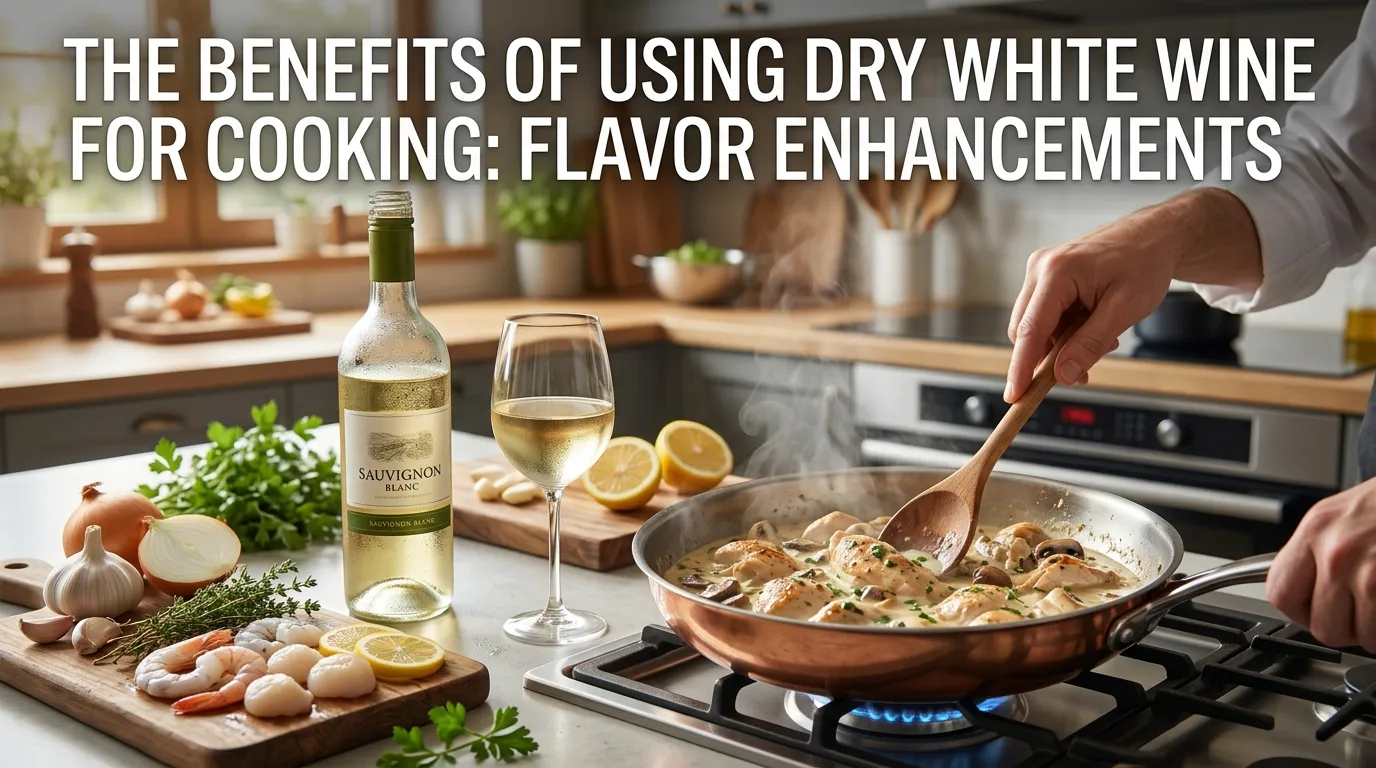 The Benefits of Using Dry White Wine for Cooking: Flavor Enhancements