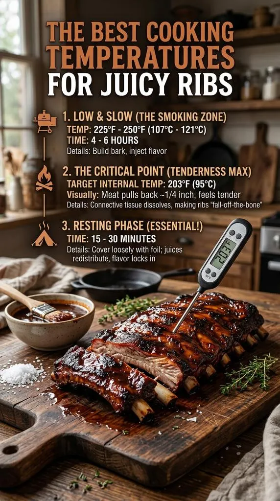 The Best Cooking Temperatures For Juicy Ribs