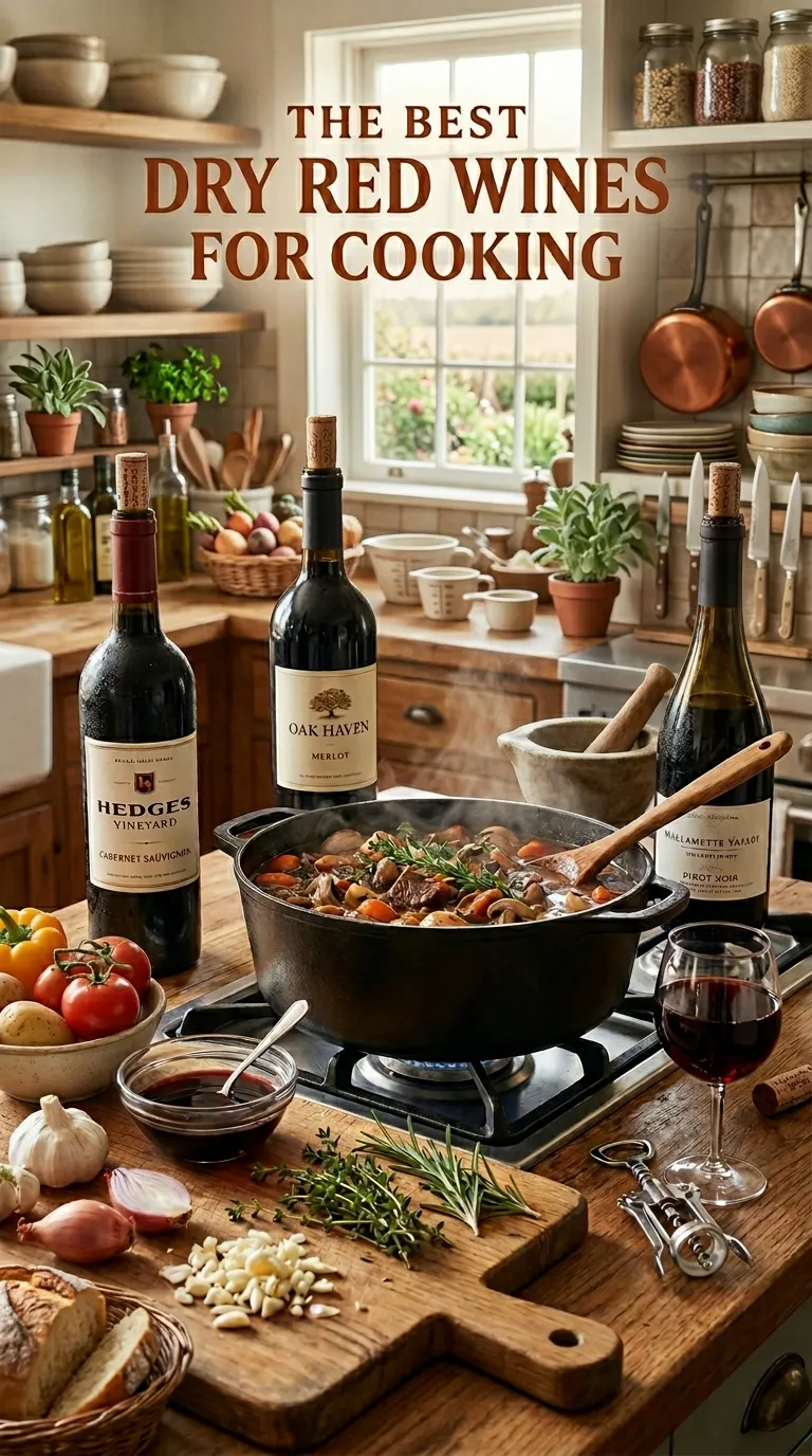 The Best Types Of Dry Red Wine For Cooking