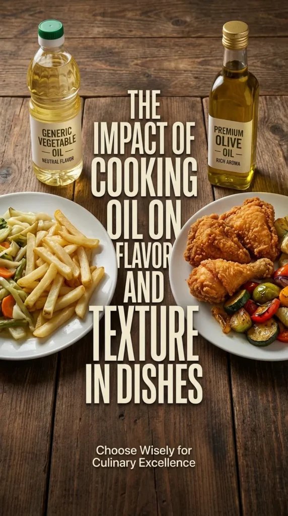 The Impact Of Cooking Oil On Flavor And Texture In Dishes