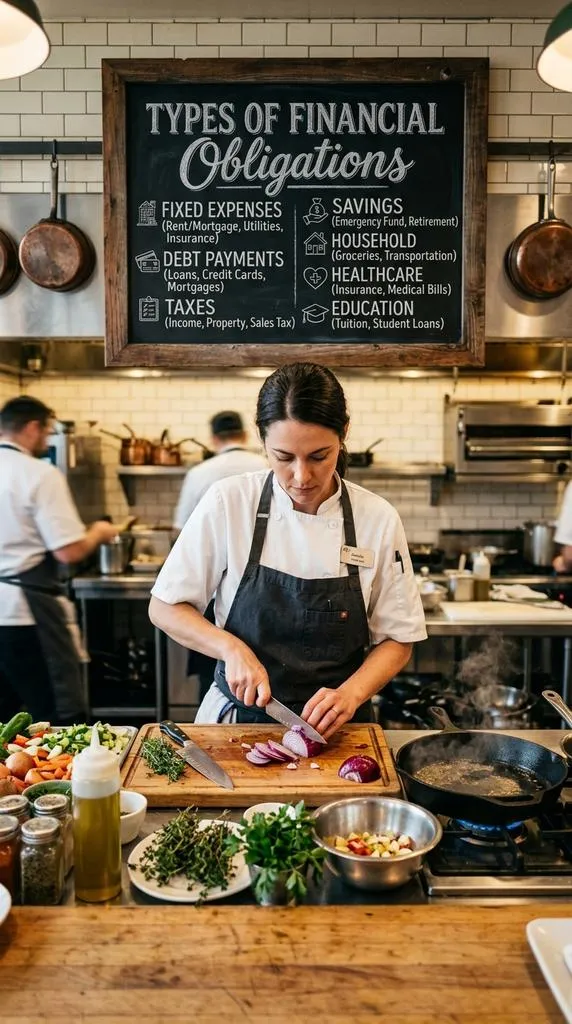 Types Of Financial Obligations James Cook's Bills