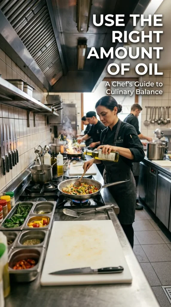 Use The Right Amount Of Oil