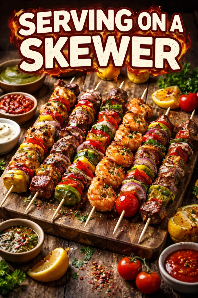 1  Serving On A Skewers