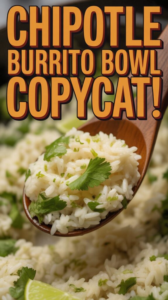 Chipotle Burrito Bowl Copycat!