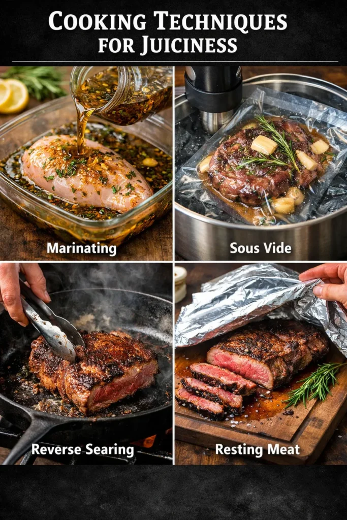 Cooking Techniques For Juiciness