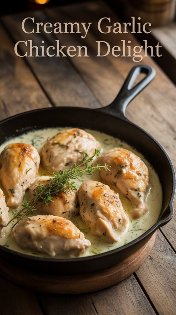 Creamy Garlic Chicken Delight