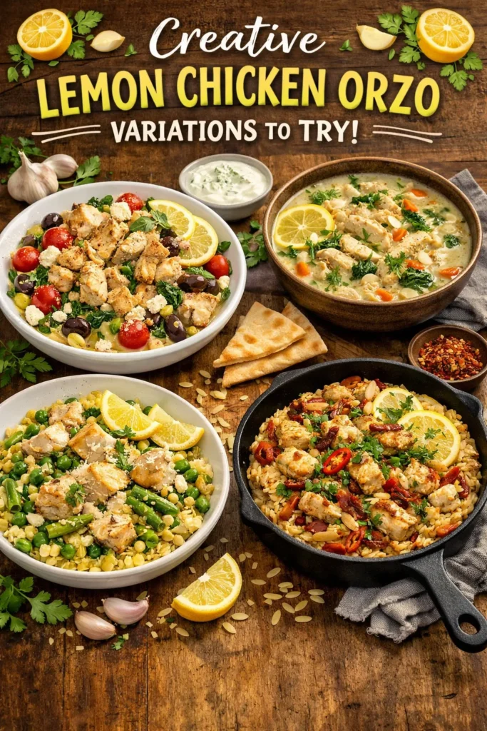 Creative Lemon Chicken Orzo Variations To Try