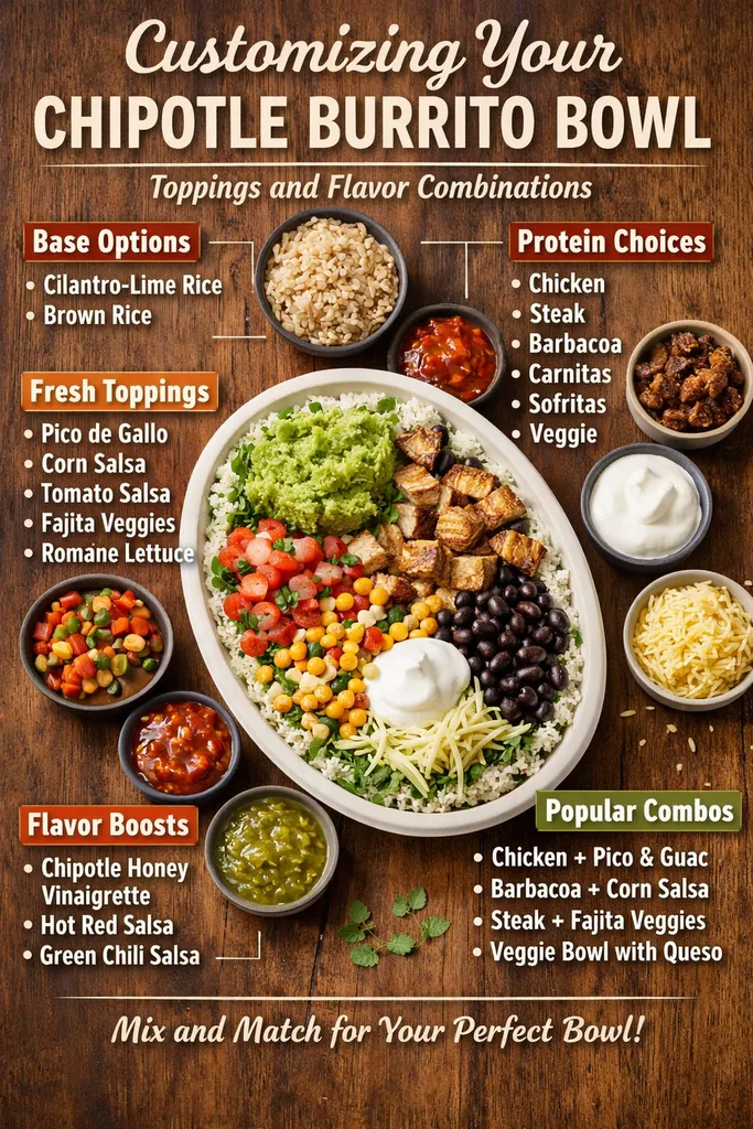 Customizing Your Chipotle Burrito Bowl Toppings And Flavor Combinations
