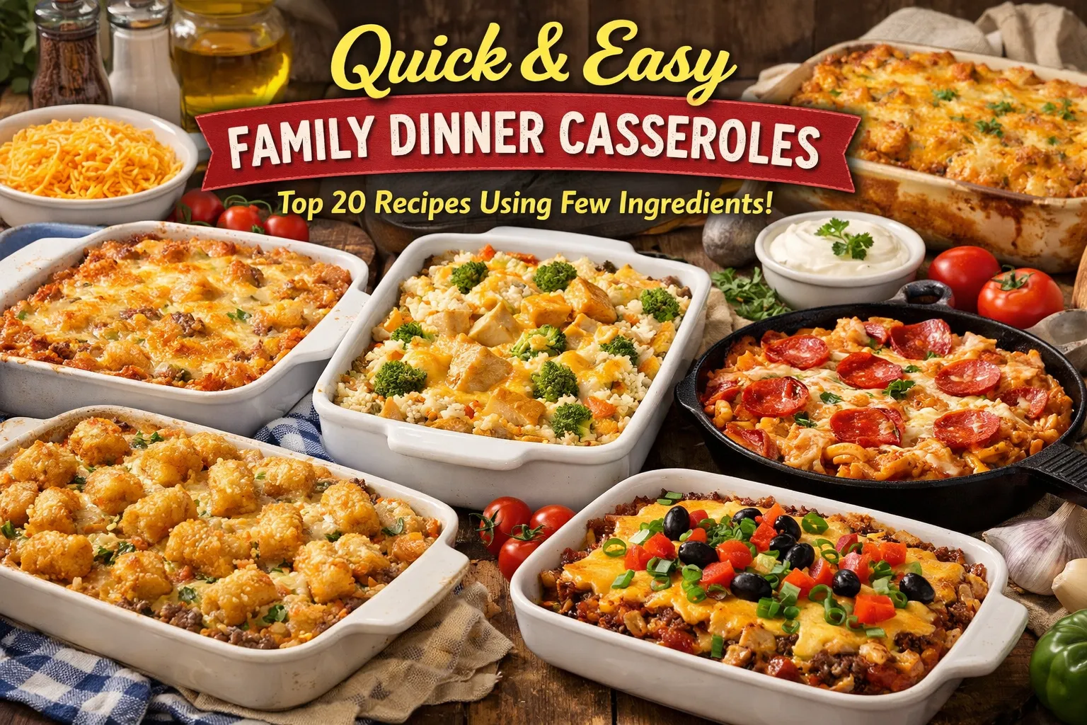 Easy Family Dinner Casseroles