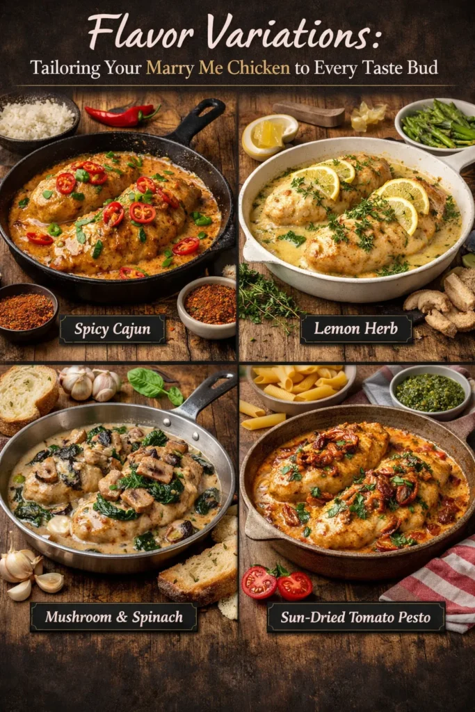 Flavor Variations Tailoring Your Marry Me Chicken To Every Taste Bud