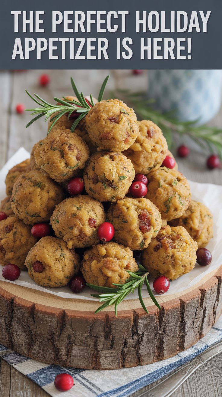 Grab & Go! Printable Stuffing Balls Recipe.