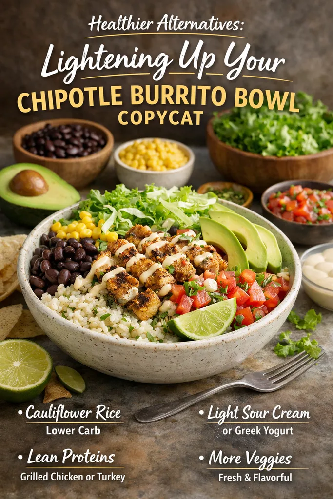 Healthier Alternatives Lightening Up Your Chipotle Burrito Bowl Copycat