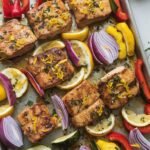Lemon Sheet Pan Kebabs