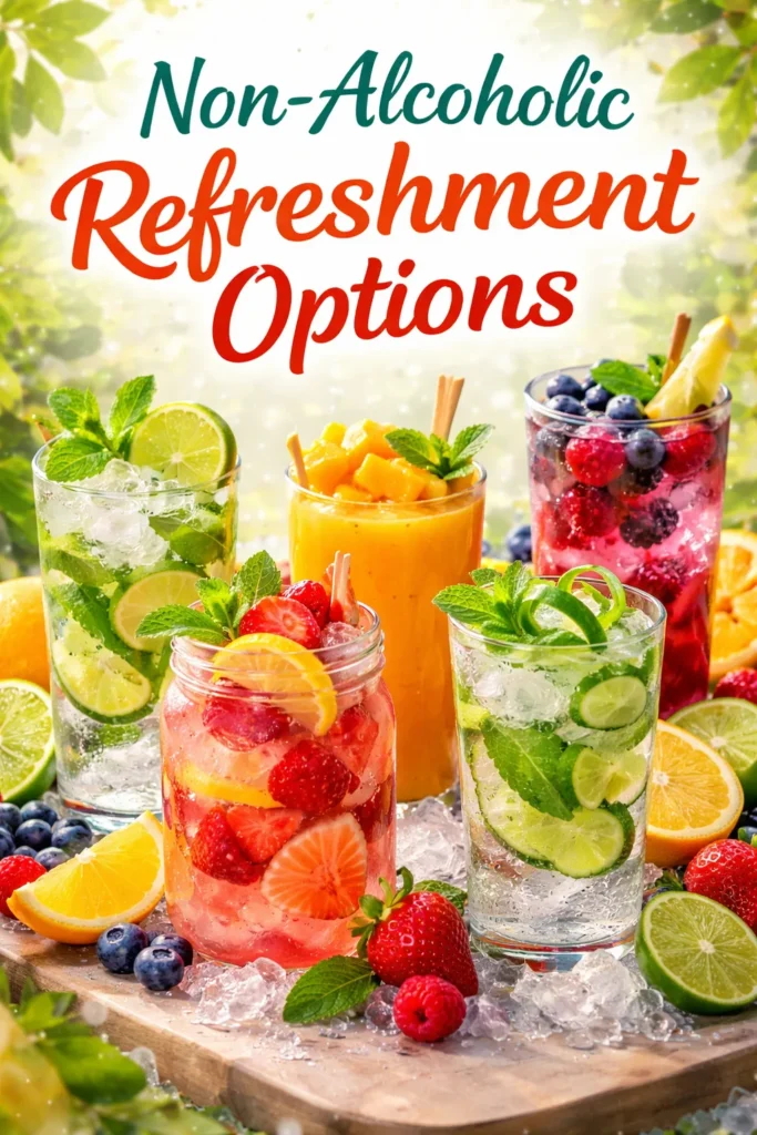 Non Alcoholic Refreshment Options