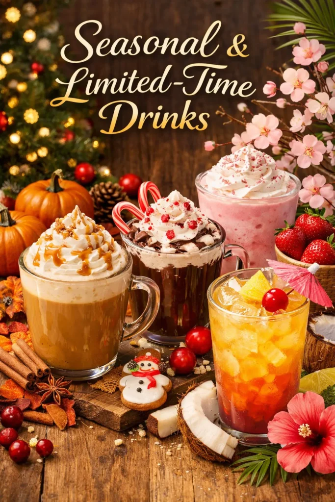 Seasonal And Limited Time Drinks
