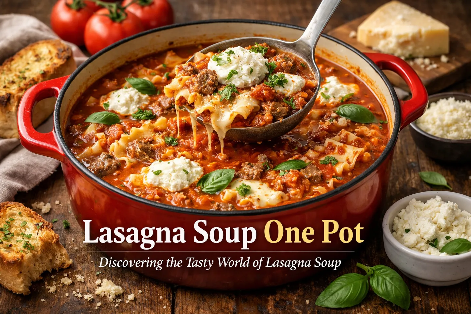 Lasagna Soup One Pot