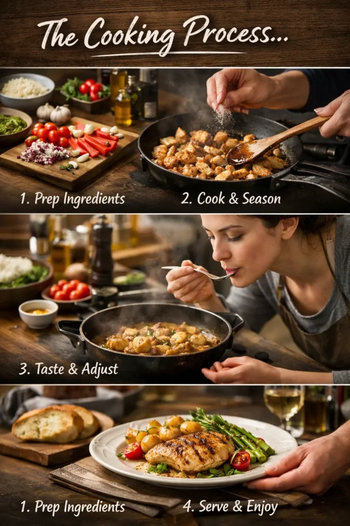 The Cooking Process Neiman Marcus Chicken Casserole