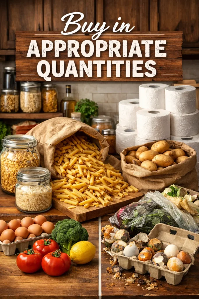 Buy In Appropriate Quantities