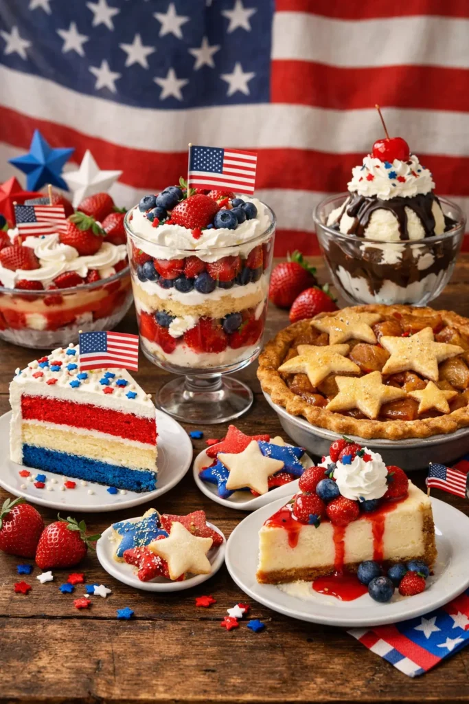 Classic Desserts With Patriotic Flair Fourth Of July Desserts