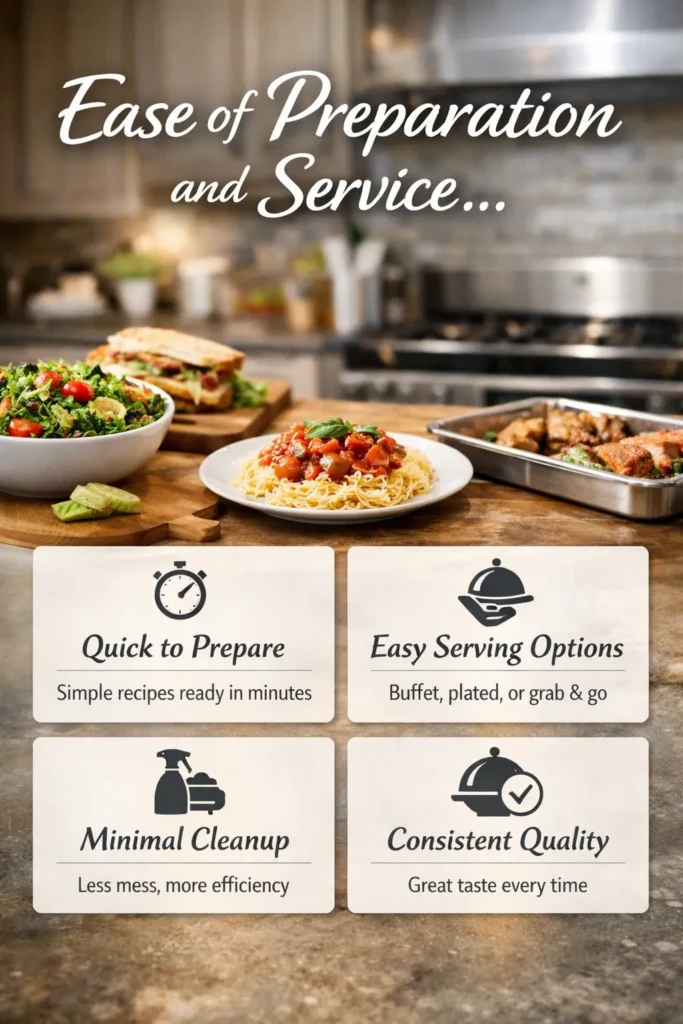 Ease Of Preparation And Service Mini Desserts