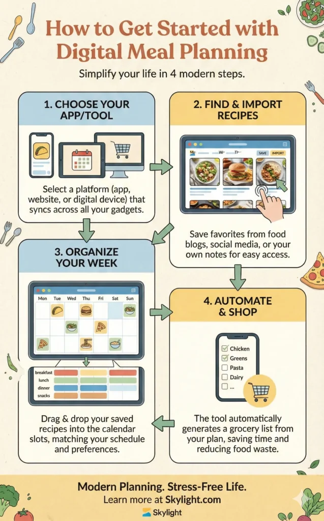 How To Get Started With Digital Meal Planning 2