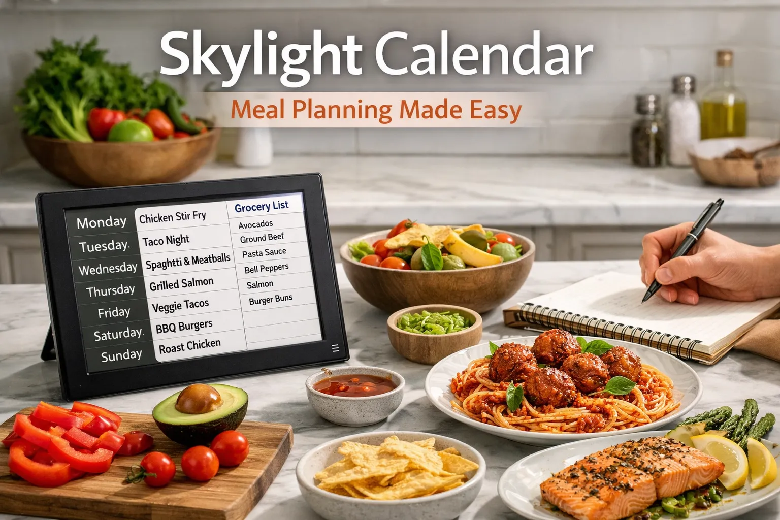 Skylight Calendar Meal Planning