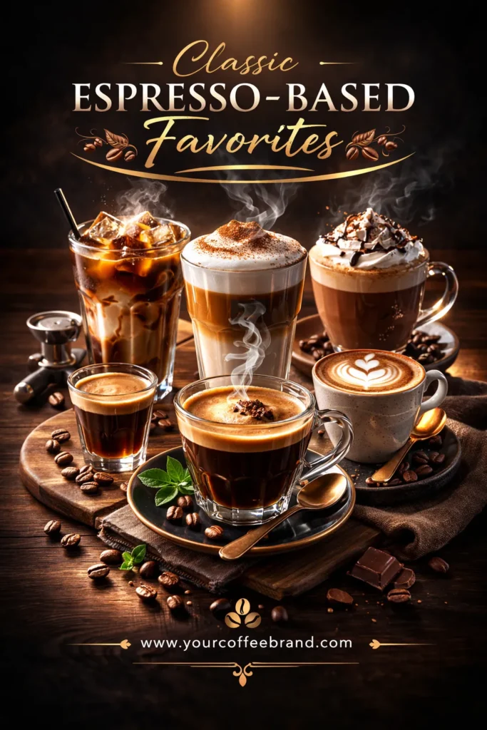 Classic Espresso Based Favorites Best Starbucks Coffee Drinks