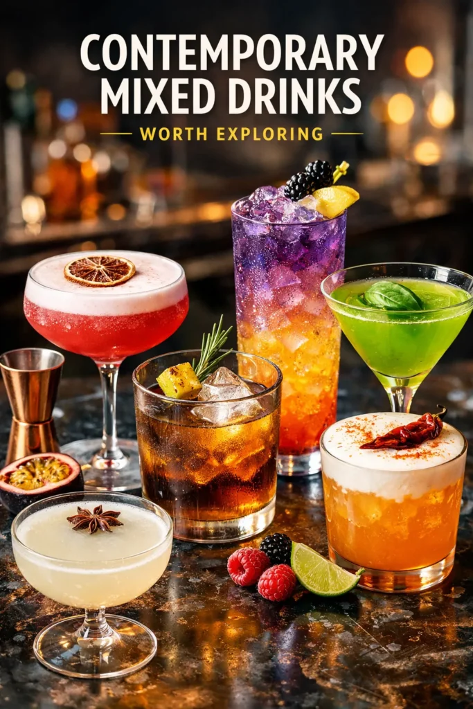 Contemporary Mixed Drinks Worth Exploring