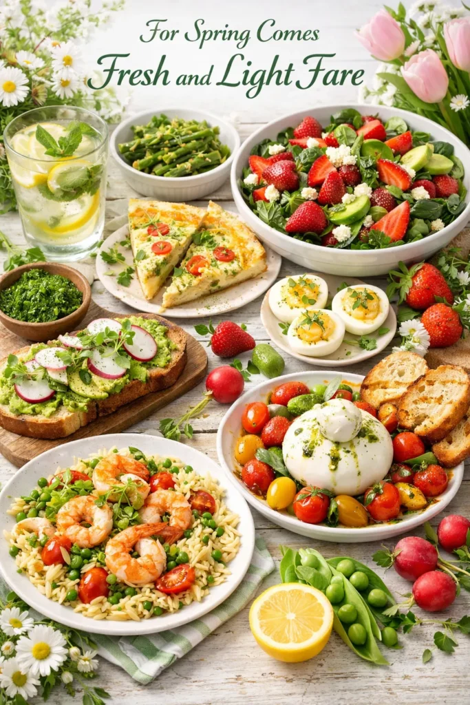 For Spring Comes Fresh And Light Fare