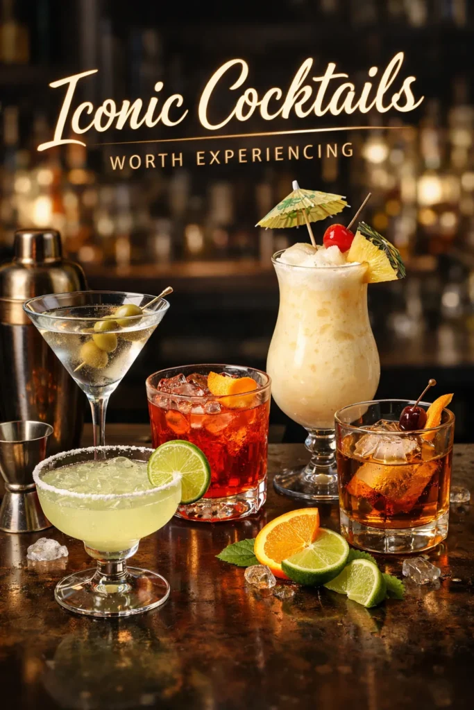 Iconic Cocktails Worth Experiencing Best Alcoholic Drinks