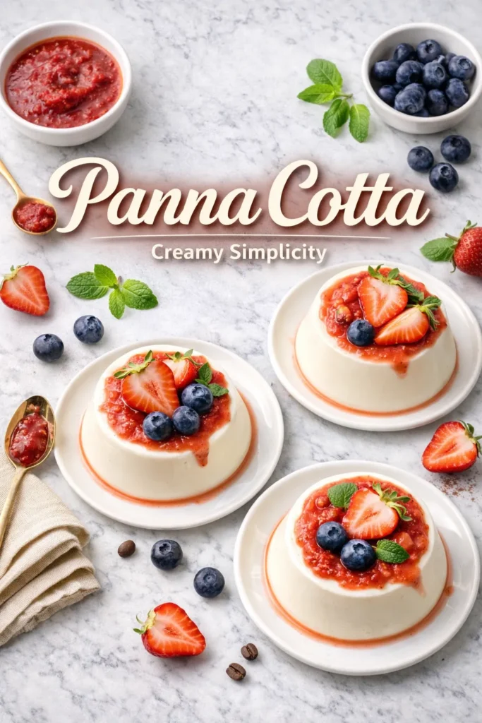 Panna Cotta Creamy Simplicity Easy Italian Desserts