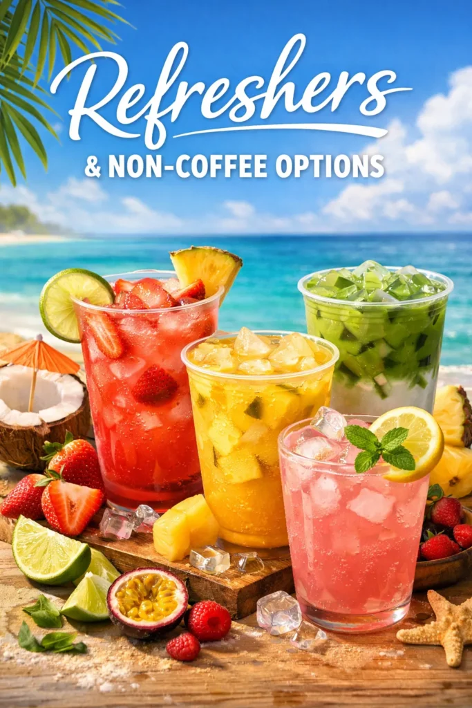 Refreshers And Non Coffee Options