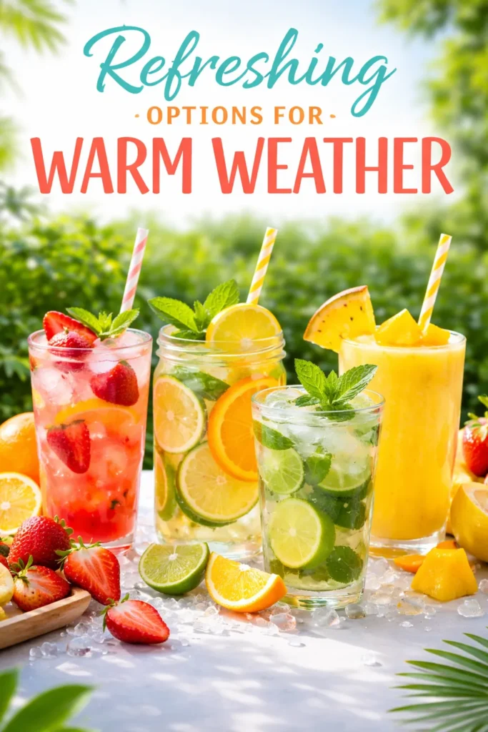 Refreshing Options For Warm Weather