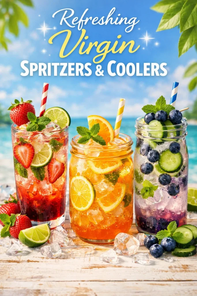 Refreshing Virgin Spritzers And Coolers